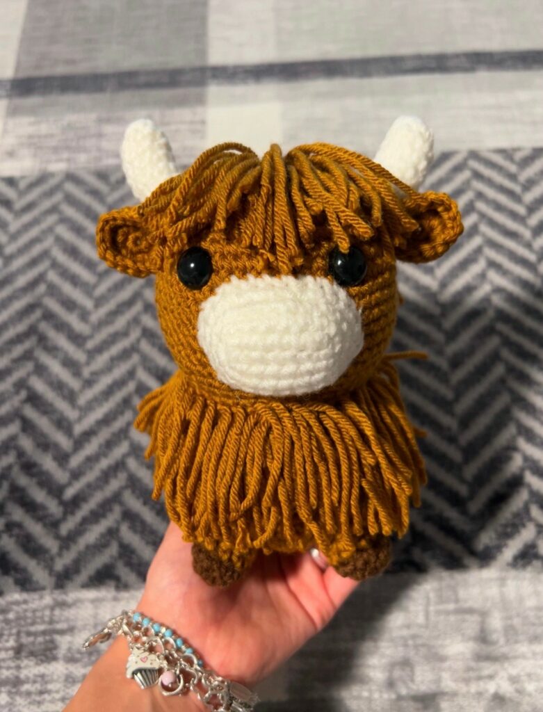 medium bovine plush
